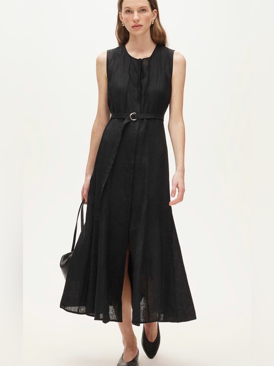 J. Crew Dresses & Skirts - J CREW LINEN TUNIC MAXI DRESS WITH BELT CA671 $248